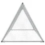 Jaula para gallinas acero galvanizado plateado 200x105x91 cm de , Jaulas y habitáculos para animales pequeños - Ref: Foro24-1...