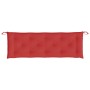 Cojín de banco de jardín tela Oxford rojo 150x50x7 cm de , Cojines para sillas y sofás - Ref: Foro24-361608, Precio: 31,97 €,...