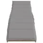 Lounger with beige synthetic rattan cushion 55x199x50 cm by , Loungers - Ref: Foro24-368249, Price: 123,82 €, Discount: %