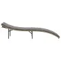 Lounger with beige synthetic rattan cushion 55x199x50 cm by , Loungers - Ref: Foro24-368249, Price: 123,82 €, Discount: %