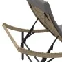 Lounger with beige synthetic rattan cushion 55x199x50 cm by , Loungers - Ref: Foro24-368249, Price: 123,82 €, Discount: %