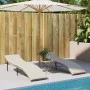 Sun loungers with table 2 units beige synthetic rattan by , Loungers - Ref: Foro24-368254, Price: 234,72 €, Discount: %
