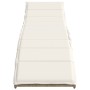 Tumbonas con mesita 2 unidades ratán sintético beige de , Tumbonas - Ref: Foro24-368254, Precio: 158,04 €, Descuento: %