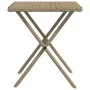 Tumbonas con mesita 2 unidades ratán sintético beige de , Tumbonas - Ref: Foro24-368254, Precio: 234,72 €, Descuento: %
