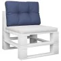 Cojín para sofá de palets tela azul marino 60x40x12 cm de , Cojines para sillas y sofás - Ref: Foro24-377966, Precio: 22,40 €...