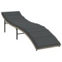 Tumbonas con mesita 2 unidades ratán sintético gris claro de , Tumbonas - Ref: Foro24-368256, Precio: 158,04 €, Descuento: %
