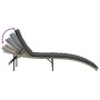 Tumbonas con mesita 2 unidades ratán sintético gris claro de , Tumbonas - Ref: Foro24-368256, Precio: 158,04 €, Descuento: %