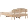 Estructura de cama con cabecero madera maciza pino 140x190 cm de , Camas y somieres - Ref: Foro24-3207225, Precio: 156,13 €, ...