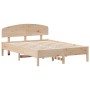 Estructura de cama con cabecero madera maciza pino 120x190 cm de , Camas y somieres - Ref: Foro24-3207233, Precio: 150,58 €, ...