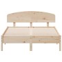 Estructura de cama con cabecero madera maciza pino 120x190 cm de , Camas y somieres - Ref: Foro24-3207233, Precio: 150,58 €, ...