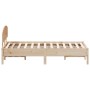 Estructura de cama con cabecero madera maciza pino 120x190 cm de , Camas y somieres - Ref: Foro24-3207233, Precio: 150,58 €, ...