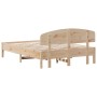 Estructura de cama con cabecero madera maciza pino 120x190 cm de , Camas y somieres - Ref: Foro24-3207233, Precio: 150,58 €, ...