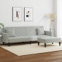 Juego de sofás con cojines 2 piezas terciopelo gris claro de , Sofás - Ref: Foro24-3216268, Precio: 321,39 €, Descuento: %