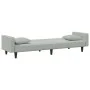 Juego de sofás con cojines 2 piezas terciopelo gris claro de , Sofás - Ref: Foro24-3216268, Precio: 318,40 €, Descuento: %
