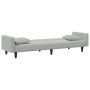 Juego de sofás con cojines 2 piezas terciopelo gris claro de , Sofás - Ref: Foro24-3216268, Precio: 321,39 €, Descuento: %