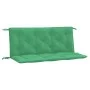 Cojines de banco de jardín 2 uds tela Oxford verde 120x50x7 cm de , Cojines para sillas y sofás - Ref: Foro24-361683, Precio:...