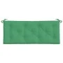 Cojines de banco de jardín 2 uds tela Oxford verde 120x50x7 cm de , Cojines para sillas y sofás - Ref: Foro24-361683, Precio:...