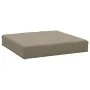 Cojín para sofá de palets tela Oxford gris taupé 60x60x8 cm de , Cojines para sillas y sofás - Ref: Foro24-361800, Precio: 34...