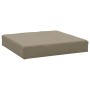 Cojín para sofá de palets tela Oxford gris taupé 60x60x8 cm de , Cojines para sillas y sofás - Ref: Foro24-361800, Precio: 36...