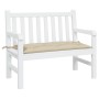 Cojín de banco de jardín tela Oxford beige 110x50x7 cm de , Cojines para sillas y sofás - Ref: Foro24-361814, Precio: 37,62 €...