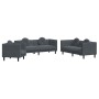 Juego de sofás con cojines 3 piezas terciopelo gris oscuro de , Sofás - Ref: Foro24-3209248, Precio: 615,30 €, Descuento: %