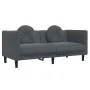 Juego de sofás con cojines 3 piezas terciopelo gris oscuro de , Sofás - Ref: Foro24-3209248, Precio: 655,28 €, Descuento: %
