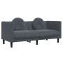 Juego de sofás con cojines 3 piezas terciopelo gris oscuro de , Sofás - Ref: Foro24-3209248, Precio: 615,30 €, Descuento: %