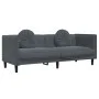 Juego de sofás con cojines 3 piezas terciopelo gris oscuro de , Sofás - Ref: Foro24-3209248, Precio: 655,28 €, Descuento: %