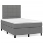 Cama box spring con colchón tela gris oscuro 120x190 cm de , Camas y somieres - Ref: Foro24-3269882, Precio: 401,66 €, Descue...