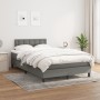 Cama box spring con colchón tela gris oscuro 120x190 cm de , Camas y somieres - Ref: Foro24-3269752, Precio: 401,77 €, Descue...