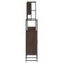 Set de muebles baño 4 pzas madera contrachapada roble marrón de , Muebles de baño - Ref: Foro24-3214709, Precio: 238,48 €, De...