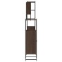 Set de muebles baño 4 pzas madera contrachapada roble marrón de , Muebles de baño - Ref: Foro24-3214709, Precio: 242,00 €, De...