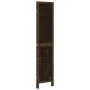 Biombo separador de 3 paneles madera paulownia marrón oscuro de , Divisores de ambientes - Ref: Foro24-358654, Precio: 77,34 ...