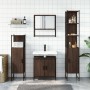 Set de muebles baño 4 pzas madera contrachapada roble marrón de , Muebles de baño - Ref: Foro24-3214714, Precio: 247,65 €, De...