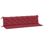Cojines de banco de jardín 2 uds rojo tinto 200x50x7 cm de , Cojines para sillas y sofás - Ref: Foro24-361744, Precio: 60,23 ...