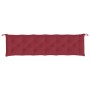 Cojines de banco de jardín 2 uds rojo tinto 200x50x7 cm de , Cojines para sillas y sofás - Ref: Foro24-361744, Precio: 60,23 ...