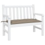 Cojín de banco de jardín tela Oxford gris taupé 100x50x7 cm de , Cojines para sillas y sofás - Ref: Foro24-361572, Precio: 22...