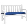 Cojín de banco de jardín tela Oxford azul 120x50x7 cm de , Cojines para sillas y sofás - Ref: Foro24-361593, Precio: 28,30 €,...