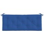 Cojín de banco de jardín tela Oxford azul 120x50x7 cm de , Cojines para sillas y sofás - Ref: Foro24-361593, Precio: 28,30 €,...