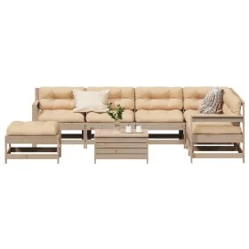 Muebles de jardín 8 pzas y cojines madera maciza pino de , Conjuntos de jardín - Ref: Foro24-3250592, Precio: 741,69 €, Descu...