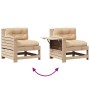 Juego de muebles de jardín 7 pzas y cojines madera maciza pino de , Conjuntos de jardín - Ref: Foro24-3250876, Precio: 753,56...