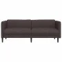 Sofá de 3 plazas tela marrón oscuro de , Sofás - Ref: Foro24-372616, Precio: 309,34 €, Descuento: %