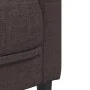 Sofá de 3 plazas tela marrón oscuro de , Sofás - Ref: Foro24-372616, Precio: 309,34 €, Descuento: %