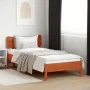 Wax brown solid pine wood bed headboard 90 cm by , Headboards and footboards - Ref: Foro24-844796, Price: 36,59 €, Discount: %