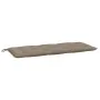Cojín de banco de jardín tela Oxford gris taupé 120x50x7 cm de , Cojines para sillas y sofás - Ref: Foro24-361591, Precio: 34...