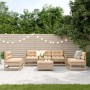 Juego de muebles de jardín 6 pzas y cojines madera maciza pino de , Conjuntos de jardín - Ref: Foro24-3250732, Precio: 463,65...