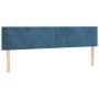 Cama box spring con colchón terciopelo azul oscuro 120x190 cm de , Camas y somieres - Ref: Foro24-3269987, Precio: 420,79 €, ...