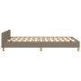 Estructura de cama con cabecero tela gris taupe 120x190 cm de , Camas y somieres - Ref: Foro24-3270538, Precio: 176,20 €, Des...