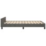 Estructura cama con cabecero terciopelo gris oscuro 120x190 cm de , Camas y somieres - Ref: Foro24-3270567, Precio: 154,02 €,...