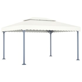 Cenador color crema aluminio 400x300 cm de vidaXL, Carpas y cenadores - Ref: Foro24-48062, Precio: 387,28 €, Descuento: %